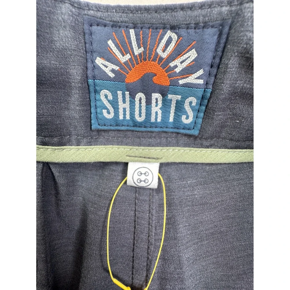 Faherty All Day Shorts Mens 31 Charcoal Gray Heather Hybrid Stretch athletic